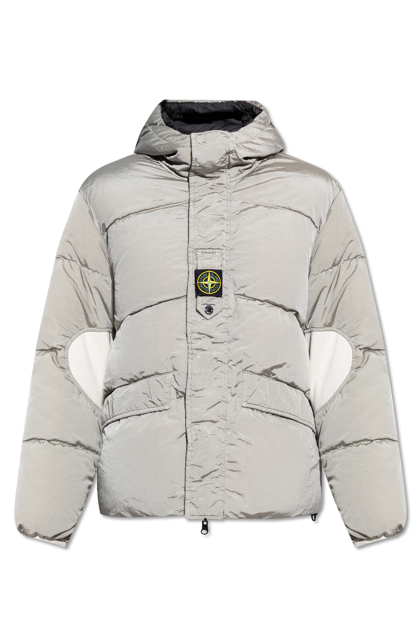 Clothing for Running - Grey Reversible down jacket Stone Island -  SchaferandweinerShops Norway